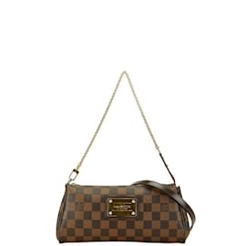 Louis Vuitton-Louis Vuitton Damier Eva Chain Handbag-Brown