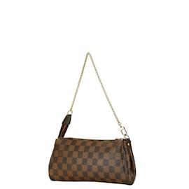 Louis Vuitton-Louis Vuitton Damier Eva Chain Handbag-Brown