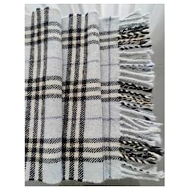 Burberry-Cachecol Burberry Check-Azul claro