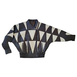 Vintage Yves Saint Laurent jacket Beige Chocolate