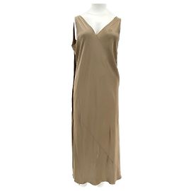 COS Kleider T.FR 36 Seide Beige