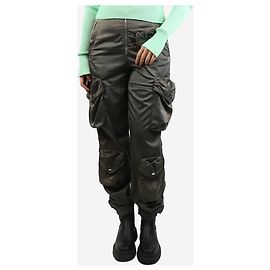 Acne Graue Nylon-Flughose - Größe UK 8 Grau