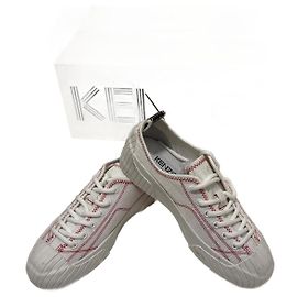 Tênis Kenzo Branco Vermelho