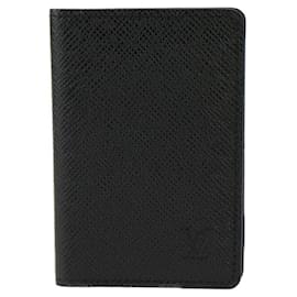 Louis Vuitton-Louis Vuitton Taiga Leather Card Case-Grey