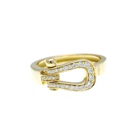 Fred-Fred Force 10 Yellow Gold Diamond Band Ring-Golden
