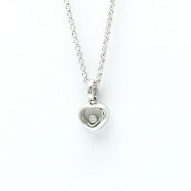 Collana Pendente Cuore Happy Diamond di Chopard Argento