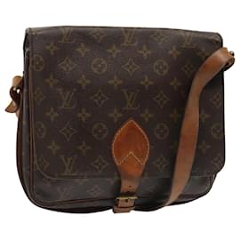Louis Vuitton-LOUIS VUITTON Monogram Cartouchiere GM Shoulder Bag M51252 LV Auth 93406-Monogram