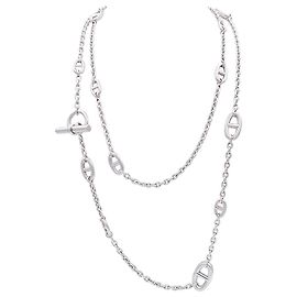 Hermès-Halskette, "Farandole", Silber. Andere