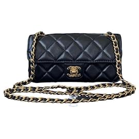 Chanel-Chanel Classic Mini Bag-Black,Gold hardware