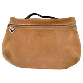 Longchamp Clutch bags Camel