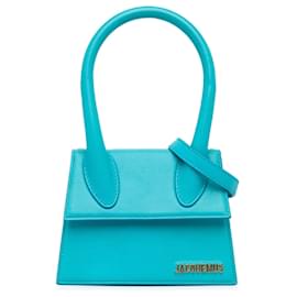 Jacquemus-Blue Jacquemus Le Chiquito Moyen Satchel-Blue