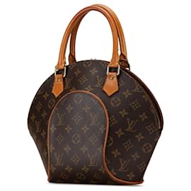 Louis Vuitton-Brown Louis Vuitton Monogram Ellipse PM Handbag-Brown