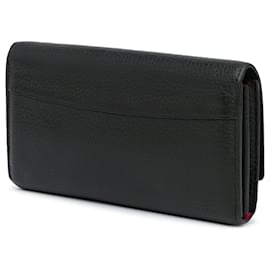 Louis Vuitton-Black Louis Vuitton Taurillon Capucines Wallet-Black
