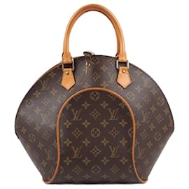 Louis Vuitton-Louis Vuitton Monogram Canvas Ellipse MM Handbag M51126-Brown