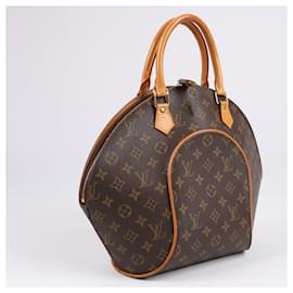 Louis Vuitton-Louis Vuitton Monogram Canvas Ellipse MM Handbag M51126-Brown