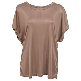 Saint Laurent-Saint Laurent Dolman Sleeve Top In Beige Polyester-Beige