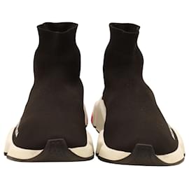 Balenciaga-Balenciaga Speed Sneakers in Black Polyester-Black