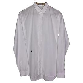 Christian Dior Camisa blanca bordada con abeja Dior Homme para hombres Blanco