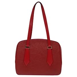 Louis Vuitton-LOUIS VUITTON Epi Voltaire Hand Bag Red M52437 LV Auth 93116-Red