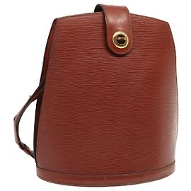 LOUIS VUITTON Sac à épaule Epi Cluny Marron M52253 LV Auth 89869 Marron