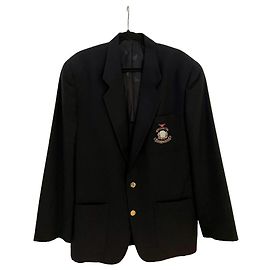 Emporio Armani Black Wool Blazer Jacket Black