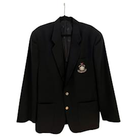 Emporio Armani-Blazers Jackets-Black