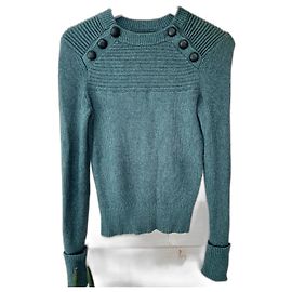 Isabel Marant Etoile Pull Koyle Vert en Coton Vert