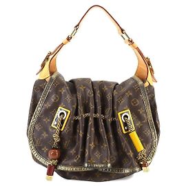 Bolsa GM Kalahari em lona monogramada e couro edição limitada Louis Vuitton Marrom