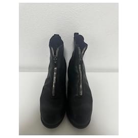 Autre Marque-Guidi Leather Boots-Black