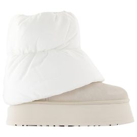 W Classic Mini Dipper Puffer Stiefeletten - UGG - Leder - Weiß Weiß