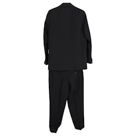 Acne-Acne Studios Double Breasted Suit in Black Polyester-Black