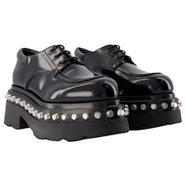 Autre Marque-Atlas Derbies - Alexander Wang - Leather - Black-Black