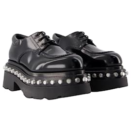 Autre Marque-Atlas Derbies - Alexander Wang - Leather - Black-Black