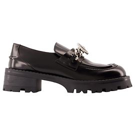 Scarpe flat Alia - Versace - Pelle - Nera Nero