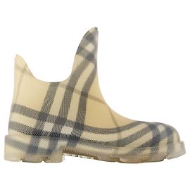 Stivaletti Marsh - Burberry - Sintetico - Beige Marrone Beige