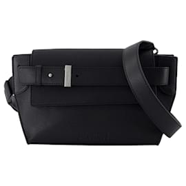 Jacquemus-Le Messenger Capri Crossbody - Jacquemus - Leather - Black-Black