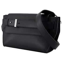 Jacquemus-Le Messenger Capri Crossbody - Jacquemus - Leather - Black-Black