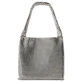 Paco Rabanne Borsa a Spalla Pixel Argento Media - Rabanne - Alluminio - Argento Argento Metallico