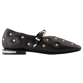 Aj1342 Sapatilhas - Toga Pulla - Couro - Preto Preto