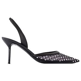 Lidia Slingback 70 Pump - Paris Texas - Sintetico - Nero Nero