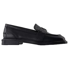 Autre Marque-Loafers - Maison Kitsune - Leather - Black-Black