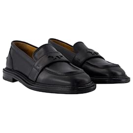Autre Marque-Loafers - Maison Kitsune - Leather - Black-Black