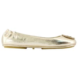 Minnie Reiseballerinas - Tory Burch - Leder - Gold Golden Metallisch