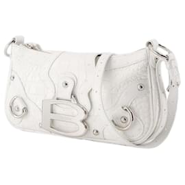 Balenciaga-Essex Small Shoulder Bag - Balenciaga - Synthetic - White-White