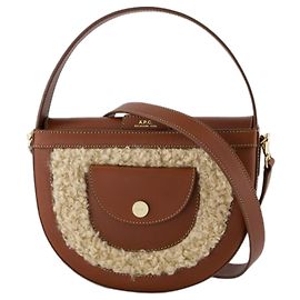 Apc Bolsa Pequena Transversal - A.P.C. - Sintético - Avelã Marrom