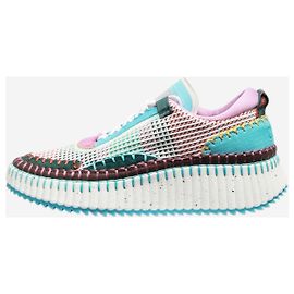 Chloé Baskets Blue Nama - taille EU 40 Bleu