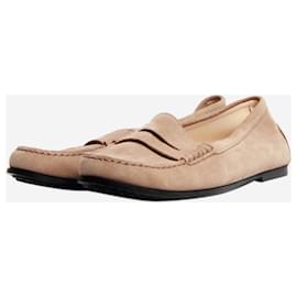 Tod's-Beige Gommino loafers - size EU 39.5-Other