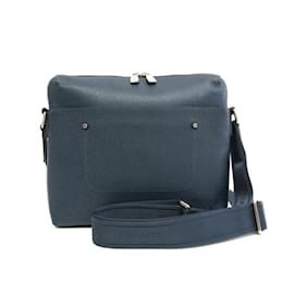 Louis Vuitton-Sac à bandoulière Louis Vuitton Taiga Grigori Messenger PM M30236-Bleu