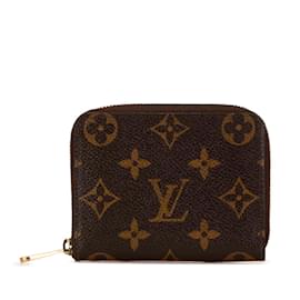 Louis Vuitton-Louis Vuitton Monogram Zippy Coin Purse-Brown