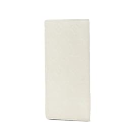 Louis Vuitton-Louis Vuitton Monogram Empreinte Portefeuille Brazza NM Long Wallet-White